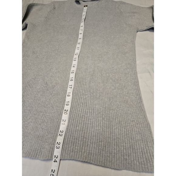Vintage Polo Jeans Co. Ralph Lauren Women Large Grey Turtleneck Sweater Ribbed - Picture 3 of 9